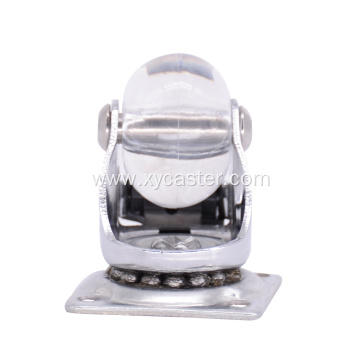 1.5 inch brake PU office chair caster wheels